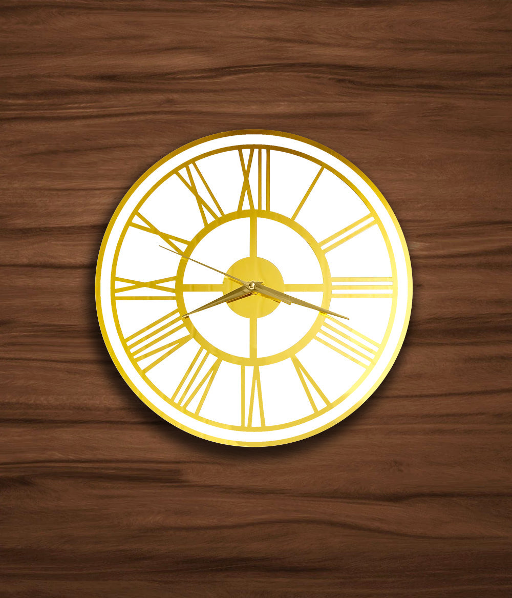 Modern Wall Clock with Light
