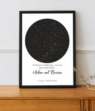 Moonstruck Star Map Poster (Customizable)