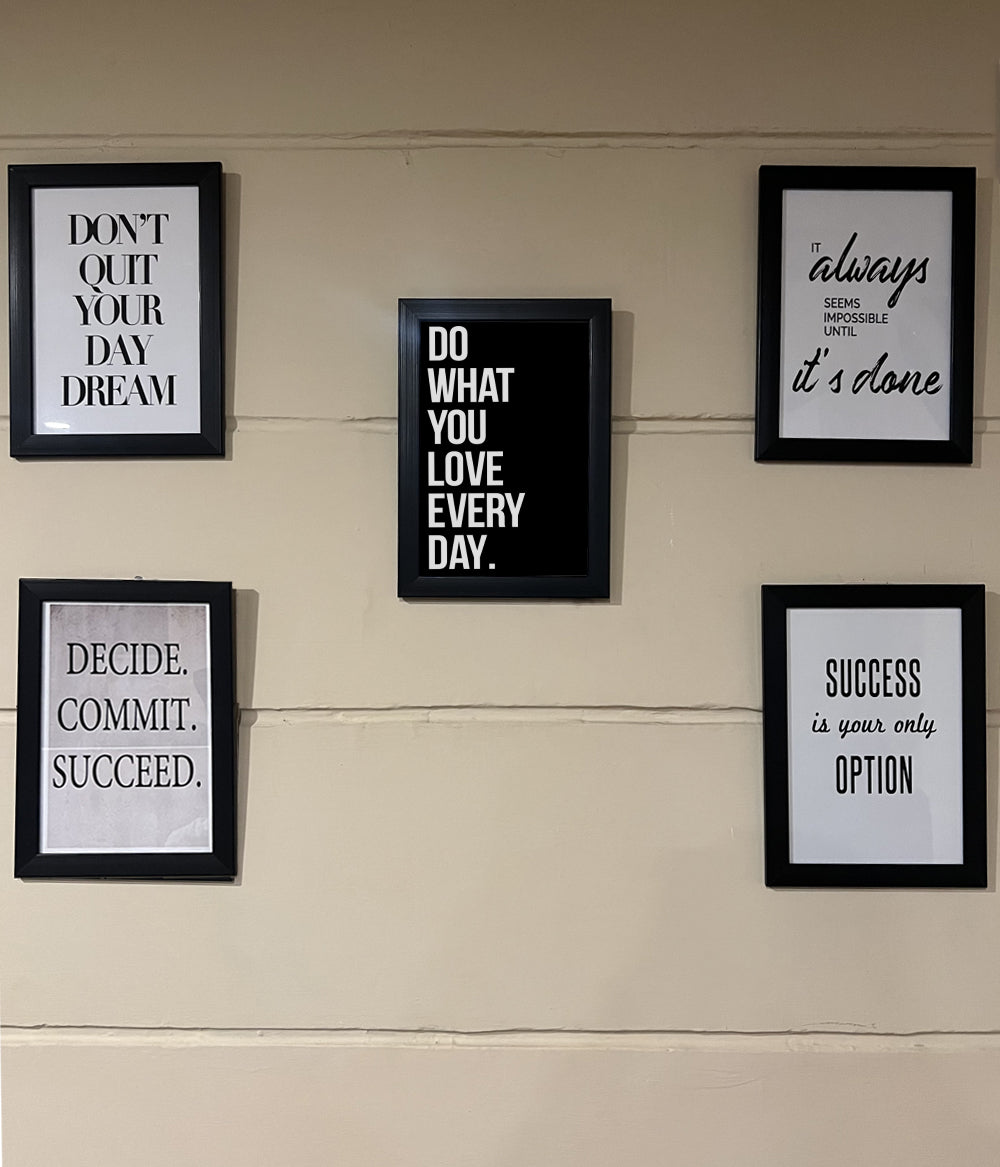 Motivational Quote Frames for Offices