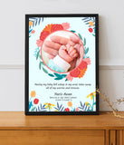 New Born Tiny Toes Frame (Customizable)