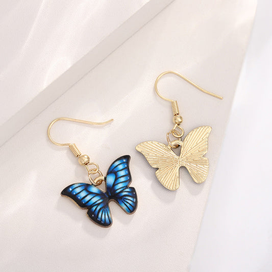 UNI-10542 - Blue Butterfly Gold  - Jewelry Set