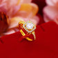 UNI-11024 - Square Diamond Gold - Jewelry Set
