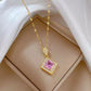 UNI-11029 - Luxury Diamond Pink - Jewelry Set