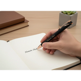 Luxury Obsidian Black & Rose Gold Personalized Pen – Custom Engraved Gift – Customized Pen