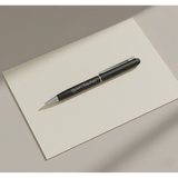 Personalized Noir Matte Black Stylus Pen – Custom Engraved 2-in-1 Executive Series – Customized Pen