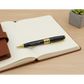 Luxury Grecian Gold & Gloss Black Personalized Pen – Custom Engraved Premium Gift – Customized Pen