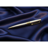 Luxury Obsidian Black & Gold Personalized Pen – Custom Engraved Designer Series – Customized Pen