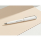 Arctic White & Silver Custom Engraved Pen – Sleek Minimalist Series – Customized Pens for Gifts