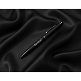 Personalized Matte Black Stylus Pen – Custom Engraved 2-in-1 Executive Tool – Customized Pen