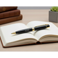 Luxury Obsidian Black & Gold Personalized Pen – Custom Engraved Premium Gift – Customized Pen