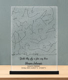 Personalized Star Chart Plaque