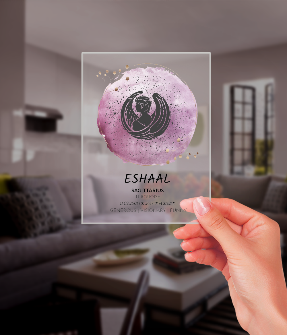 Personalized Zodiac Acrylic Plaque (Customizable)