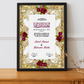 Personalized Nikkah Certificate Frames