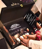 Premium Foldable Velvet Nikkah Booklet with Velvet Box - Large A3 Size
