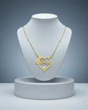 Customize Heart Nameplate Necklace