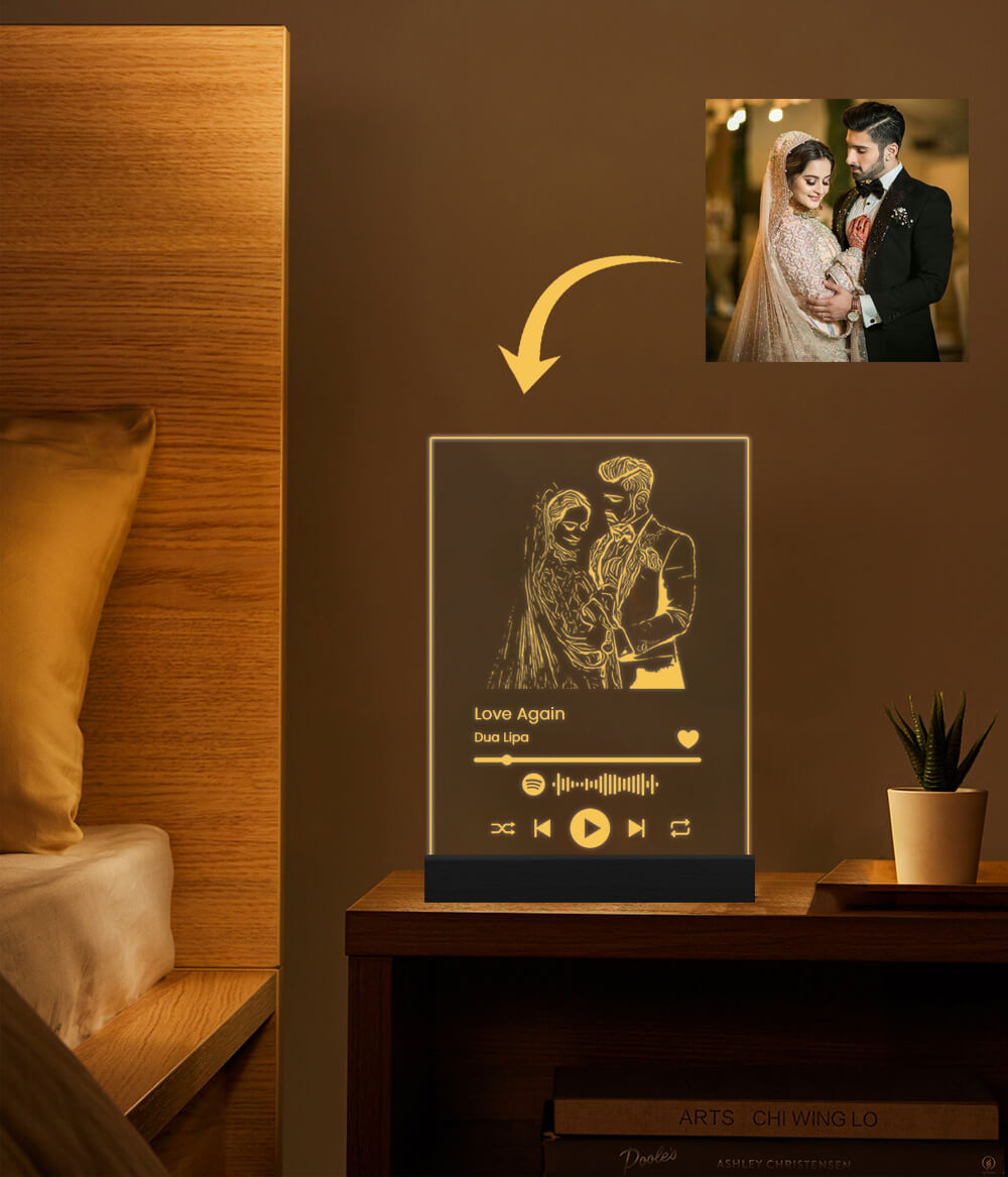 Spotify Music Lamp Frame (Customizable)