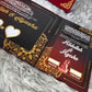 Three Fold Acrylic Nikah Booklet with Premium Velvet Box - Large A3 Size