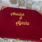 Three Fold Acrylic Nikah Booklet with Premium Velvet Box - Large A3 Size