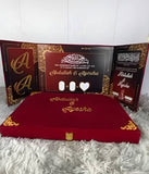 Three Fold Acrylic Nikah Booklet with Premium Velvet Box - Large A3 Size