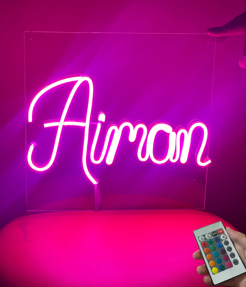 RGB Light Sign for Gifts (Customizable)