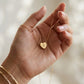 Personalized Tiny Heart Necklace – Elegant Initial Pendant Gift for Her