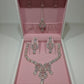 PJ-116 - Zircon Mala Long Necklace Set