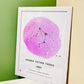Zodiac Star Map Frame (Customizable)