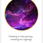 Lavender Star Map Poster (Customizable)