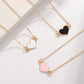 UNI-10544 - Black Heart  Gold  - Jewelry Set