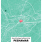 City Map Poster Peshawar (Customizable)