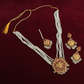 PJ-181 -  White Pearls & Luxury Mala - Jewelry Set Style 4
