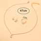 UNI-10562 - Crystal Diamond Rose Gold - Jewelry Set