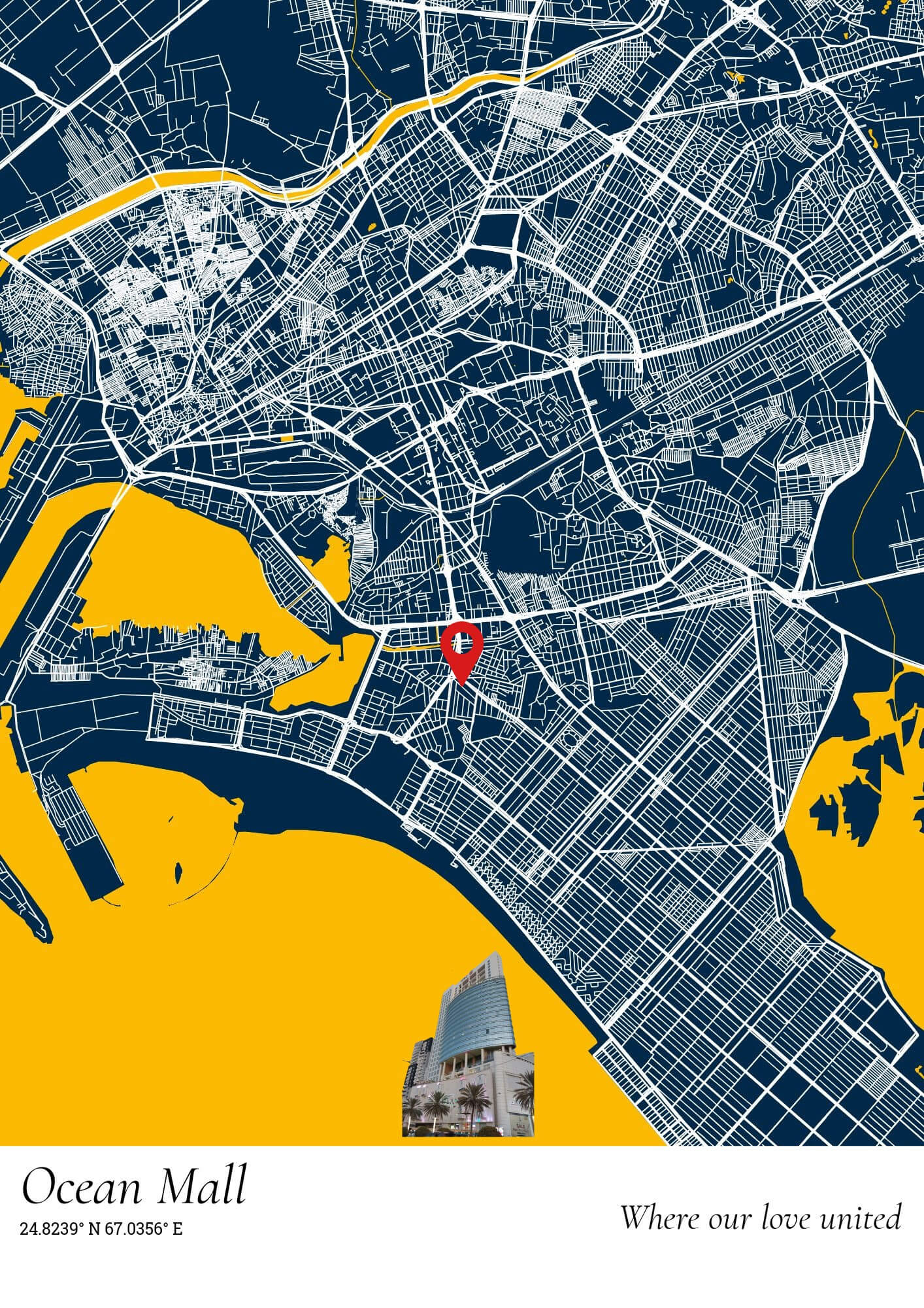 City Map Poster Karachi (Customizable)