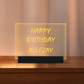 Happy Birthday Lamp - Customizable