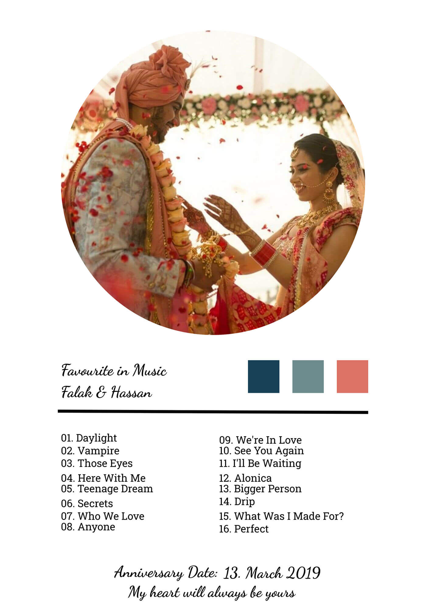 Chords & Colors Frame (Customizable)
