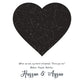 Heart Shaped Star Map Poster (Customizable)