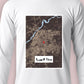 Modern Lahore City Map Unisex Long Sleeve T-Shirt (Customizable)