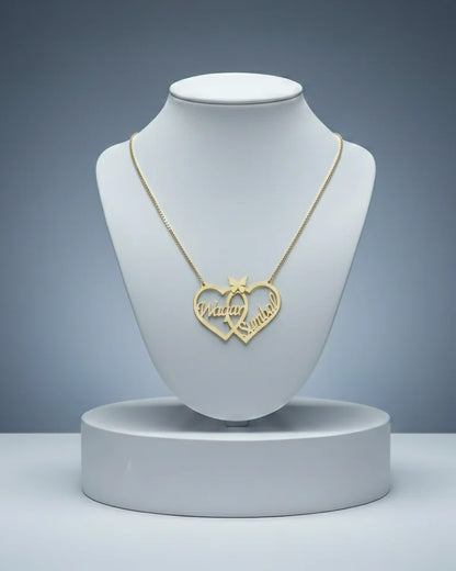Personalized Customized Heart Name Necklace